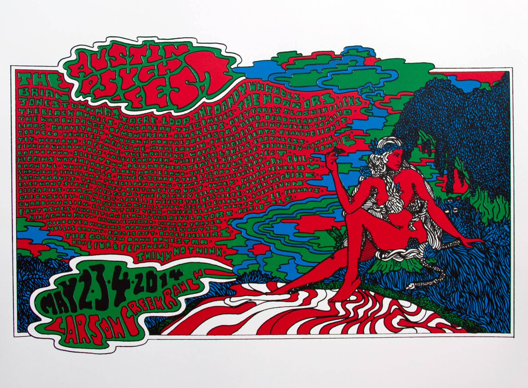 King Gizzard & the Lizard Wizard poster by Matt Cliff