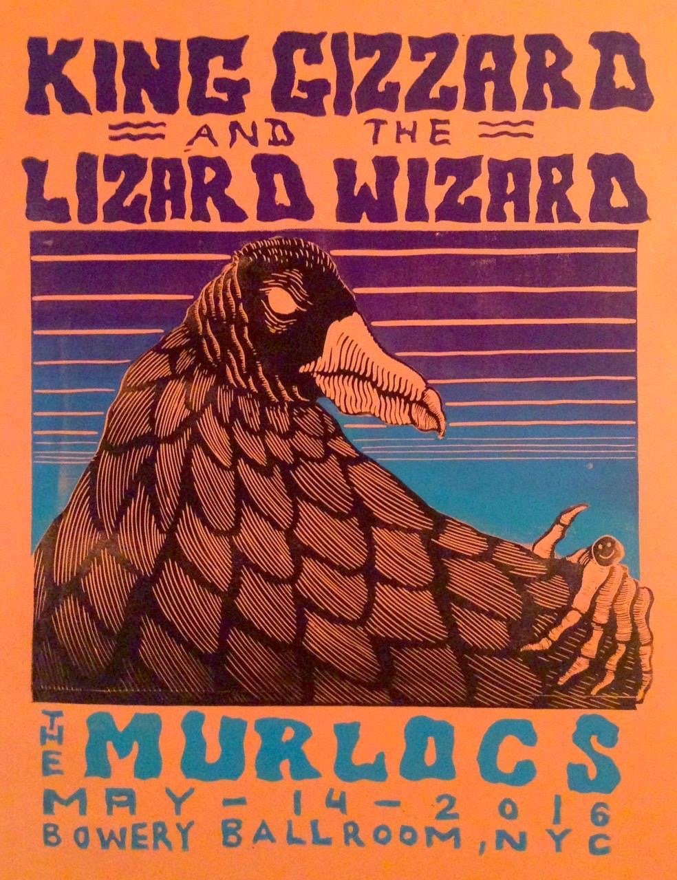 King Gizzard & the Lizard Wizard poster by Dan Curran