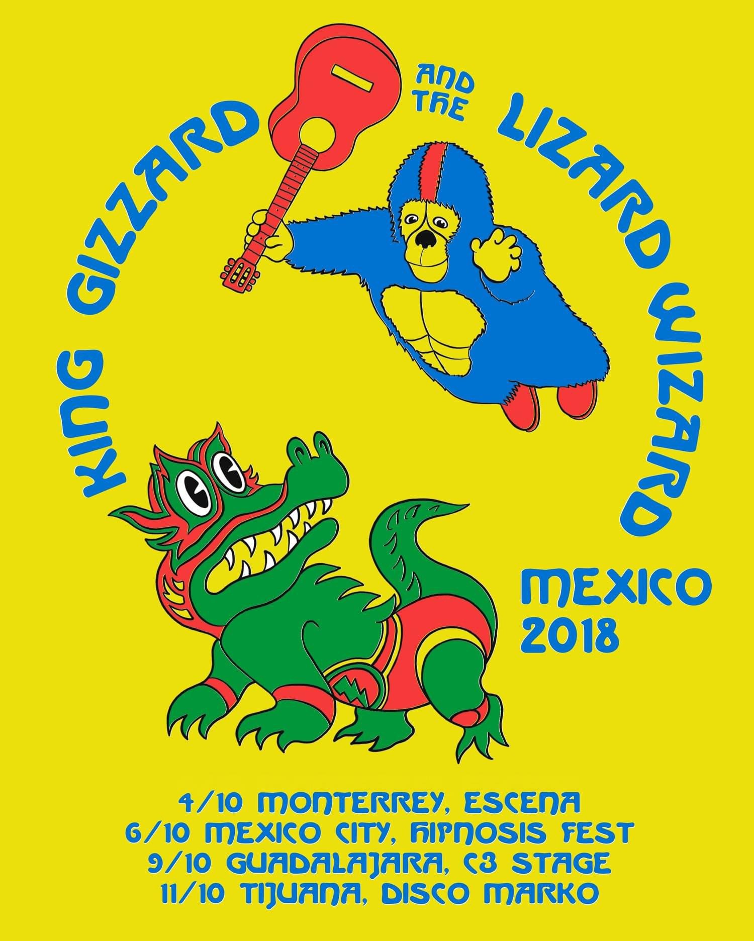 King Gizzard & the Lizard Wizard poster by Jason Galea