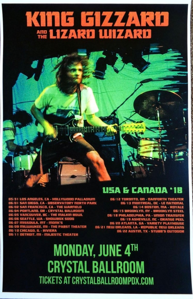 King Gizzard & the Lizard Wizard poster