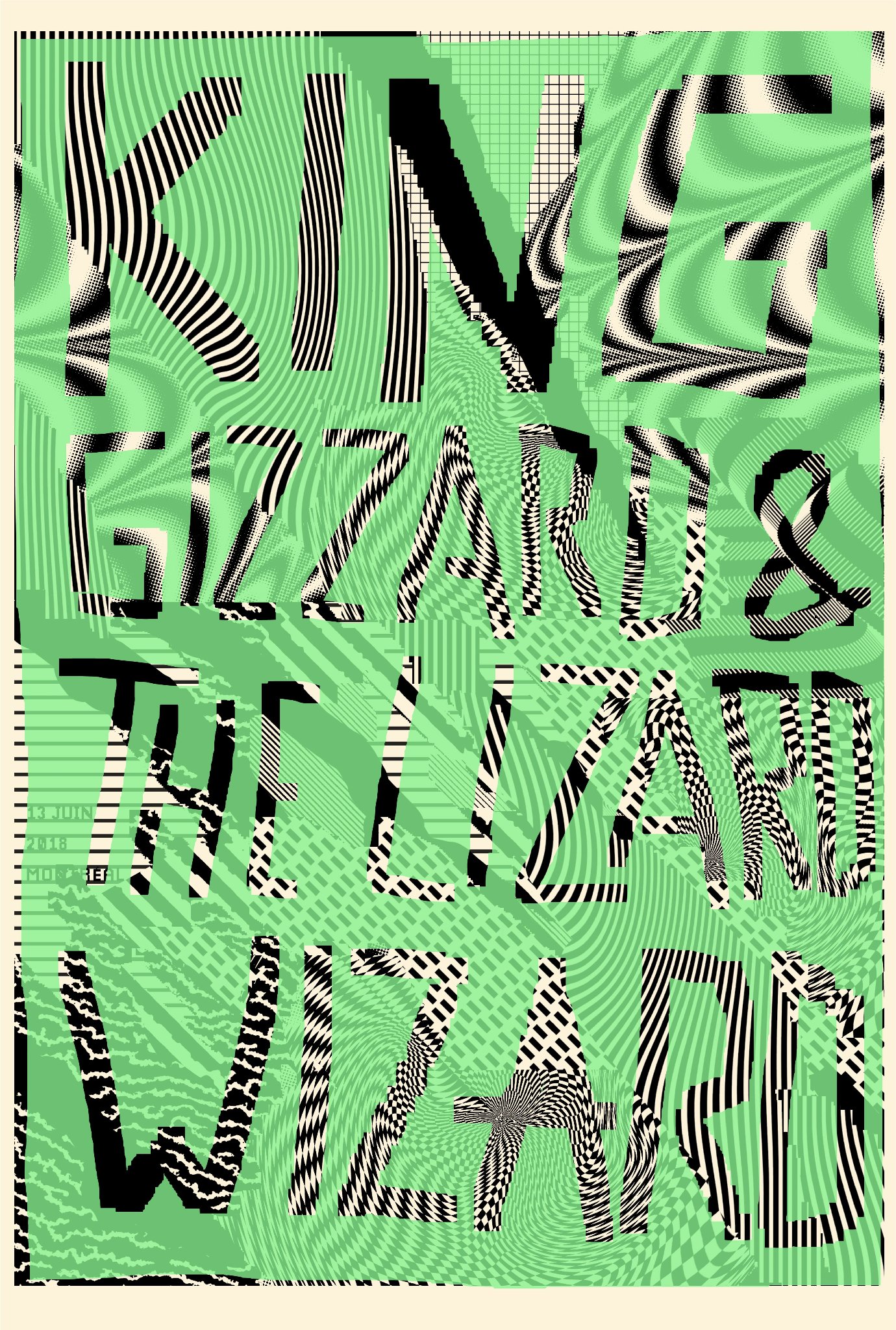 King Gizzard & the Lizard Wizard poster by Slep