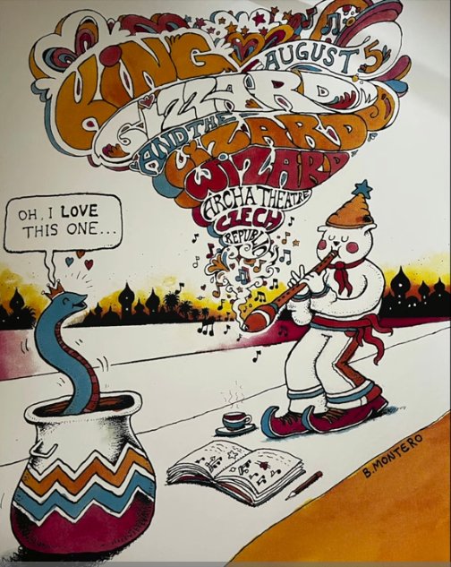 King Gizzard & the Lizard Wizard poster by Bjenny Montero