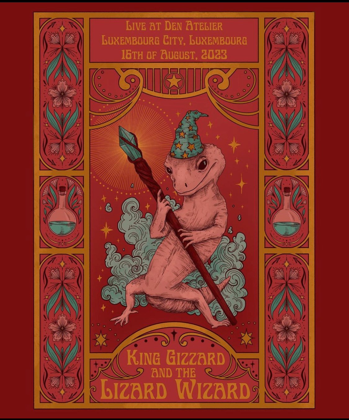 King Gizzard & the Lizard Wizard poster by Elora Sperber