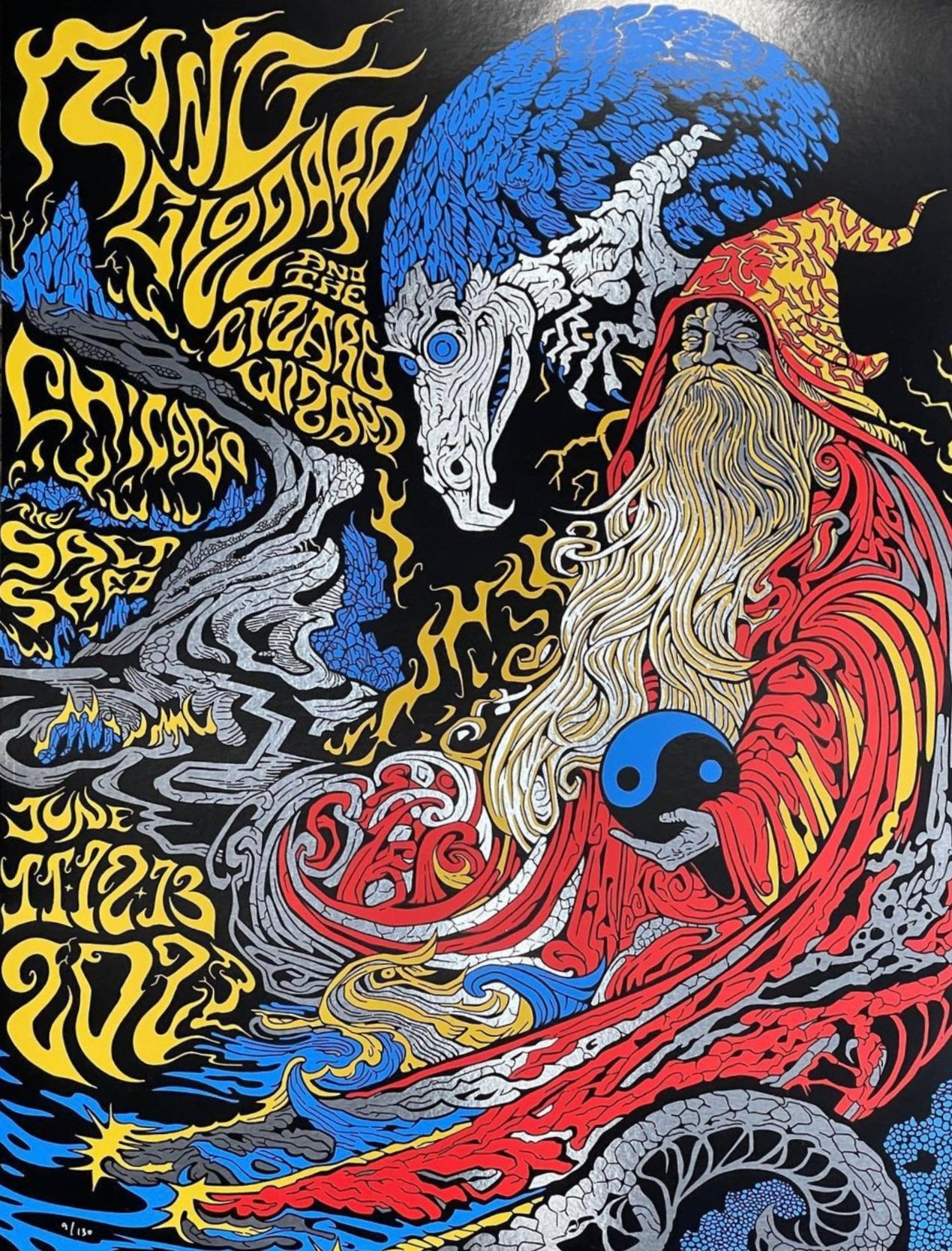 King Gizzard & the Lizard Wizard poster by Jason Galea