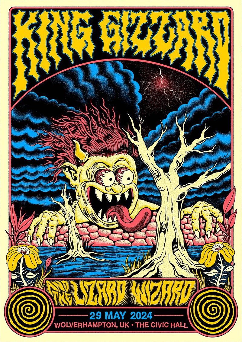 King Gizzard & the Lizard Wizard poster by Amy Jean