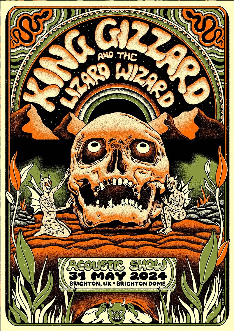 King Gizzard & the Lizard Wizard poster by Amy Jean