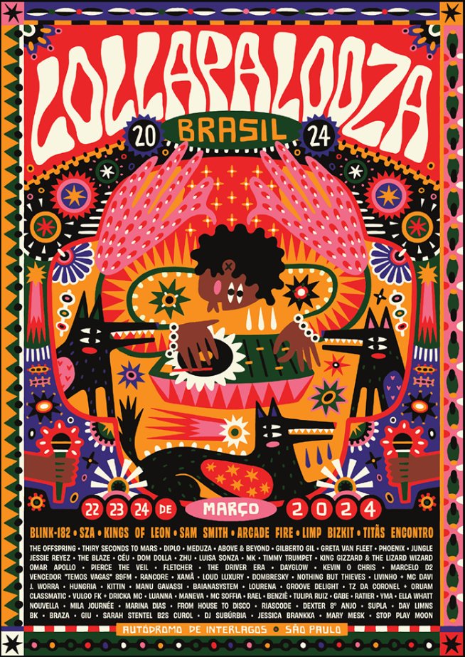 King Gizzard & the Lizard Wizard poster by Amanda Lobos