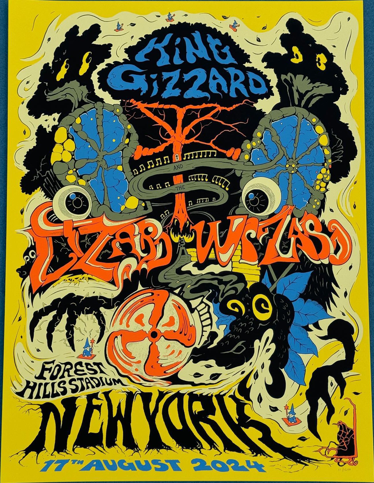 King Gizzard & the Lizard Wizard poster by Jason Galea