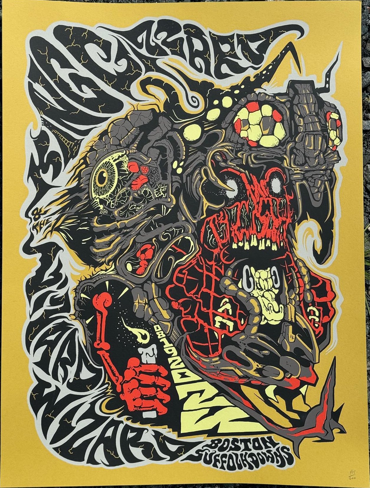 King Gizzard & the Lizard Wizard poster by Jason Galea