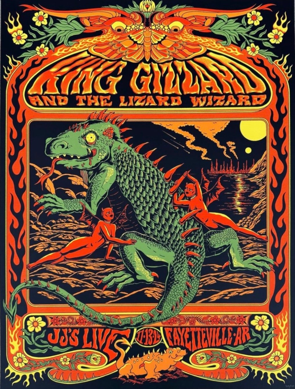King Gizzard & the Lizard Wizard poster by Amy Jean