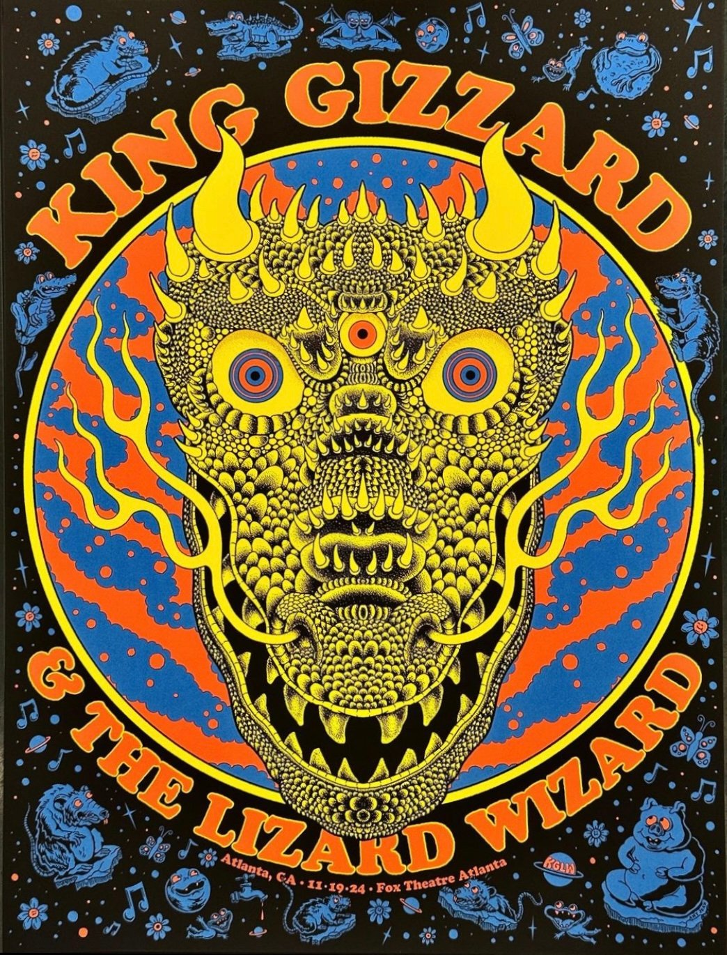 King Gizzard & the Lizard Wizard poster by Amy Jean