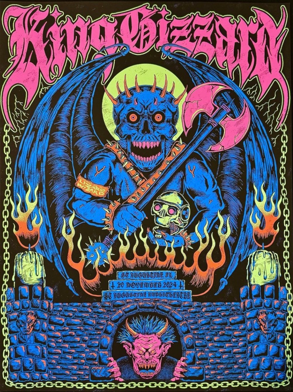 King Gizzard & the Lizard Wizard poster by Amy Jean