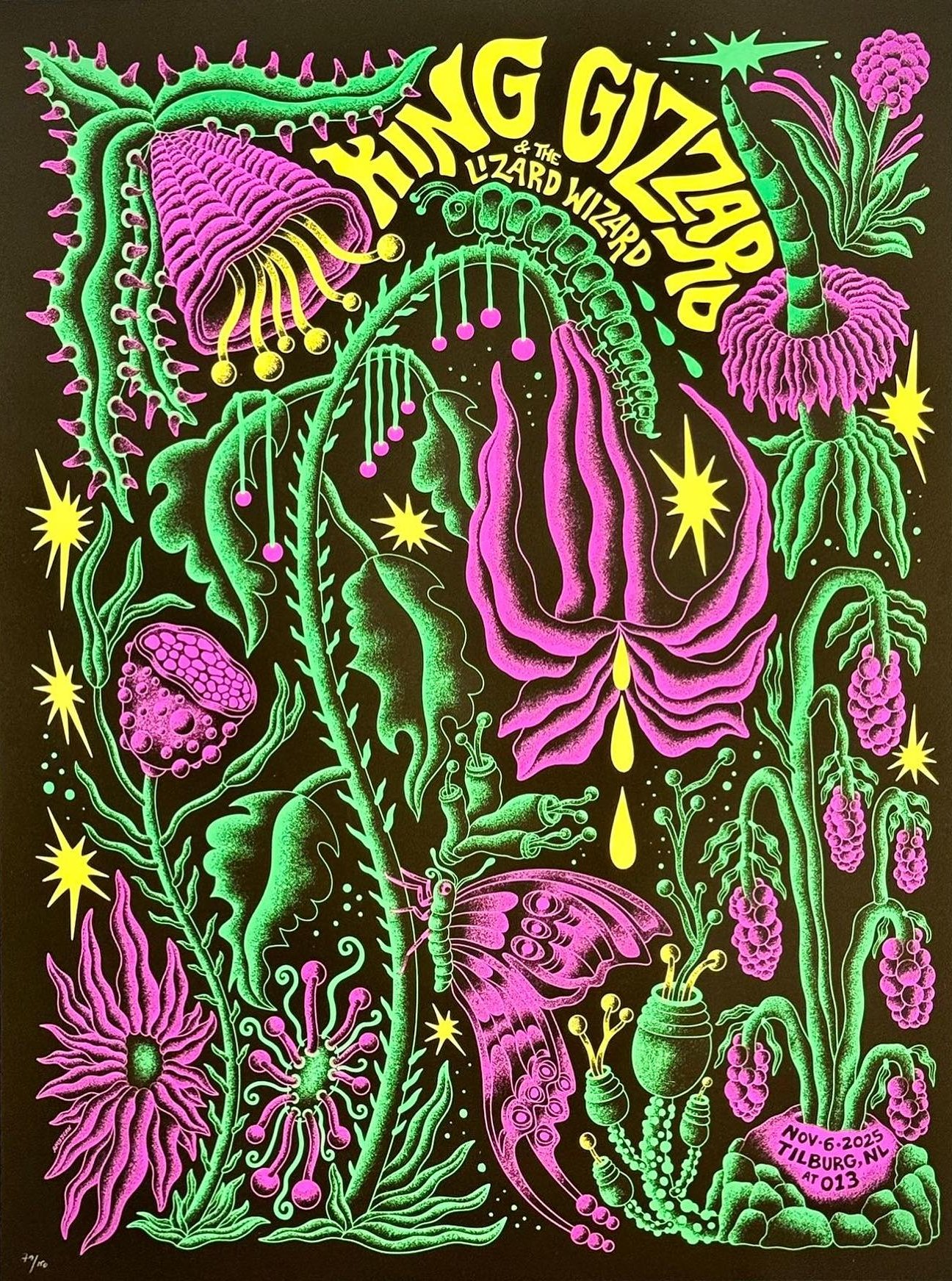 King Gizzard & the Lizard Wizard poster by Amy Jean