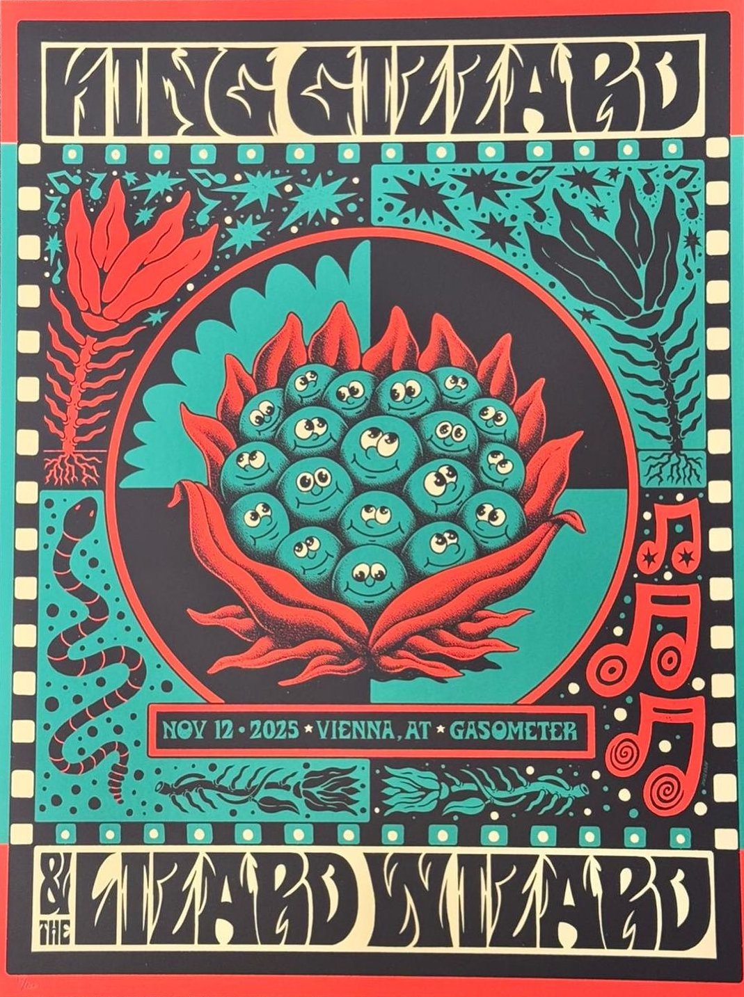 King Gizzard & the Lizard Wizard poster by Amy Jean