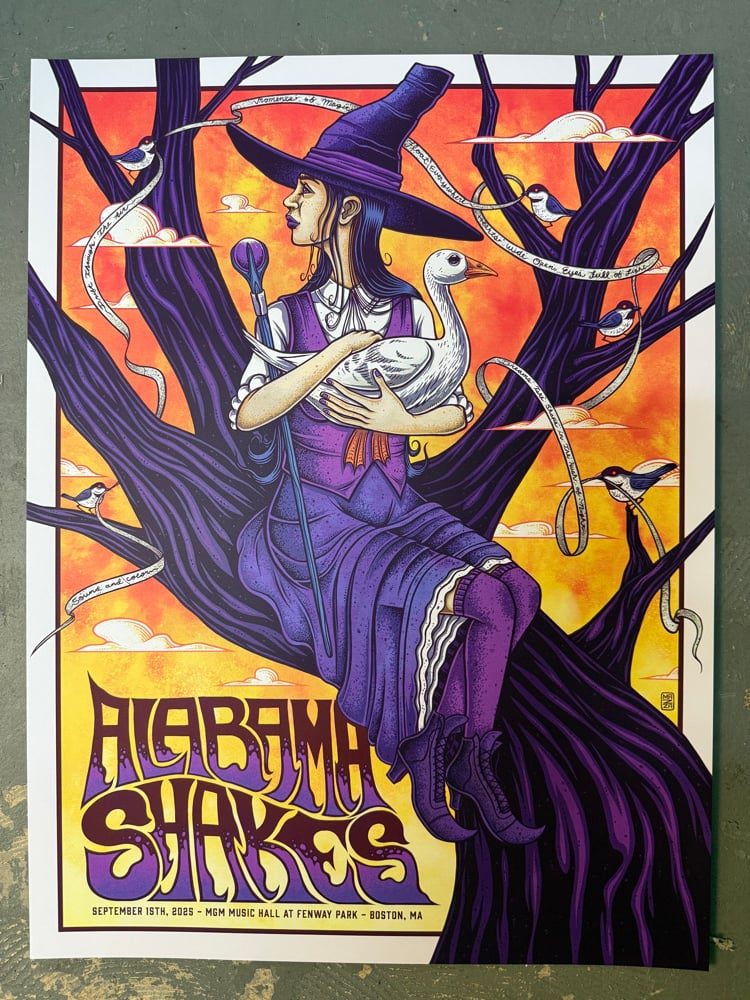 Alabama Shakes poster by Jim Mazza