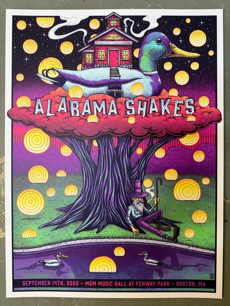 Alabama Shakes poster by Jim Mazza