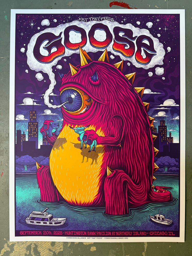Goose poster by Jim Mazza
