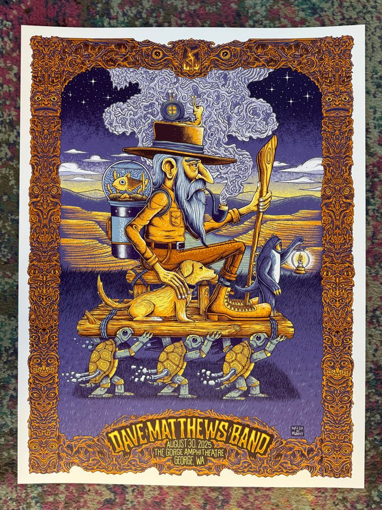 Dave Matthews Band poster by Jim Mazza