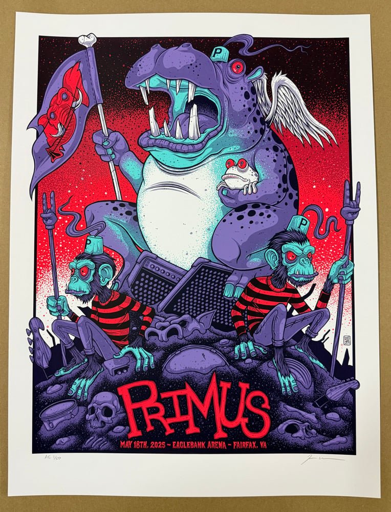 Primus poster by Jim Mazza