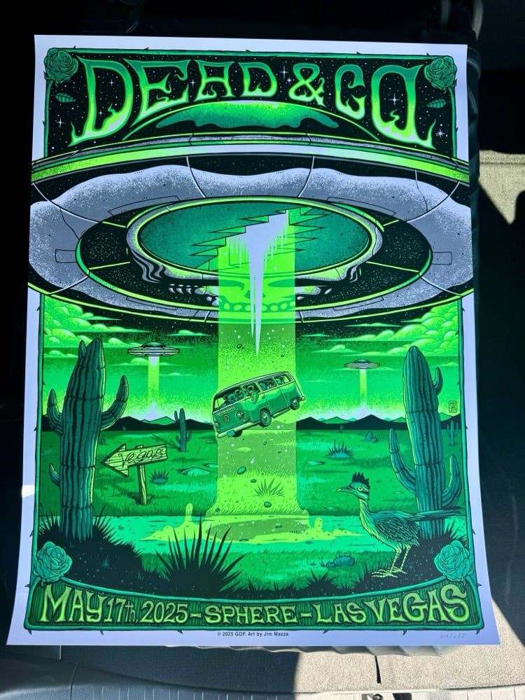 Dead & Company poster by Jim Mazza