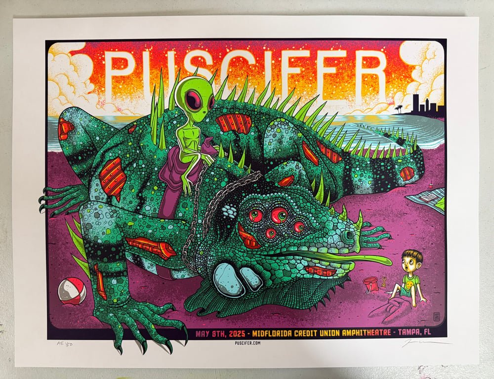 Puscifer poster by Jim Mazza
