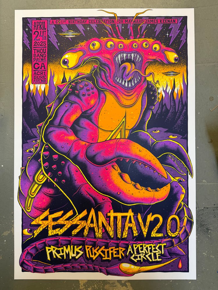 Sessanta poster by Jim Mazza