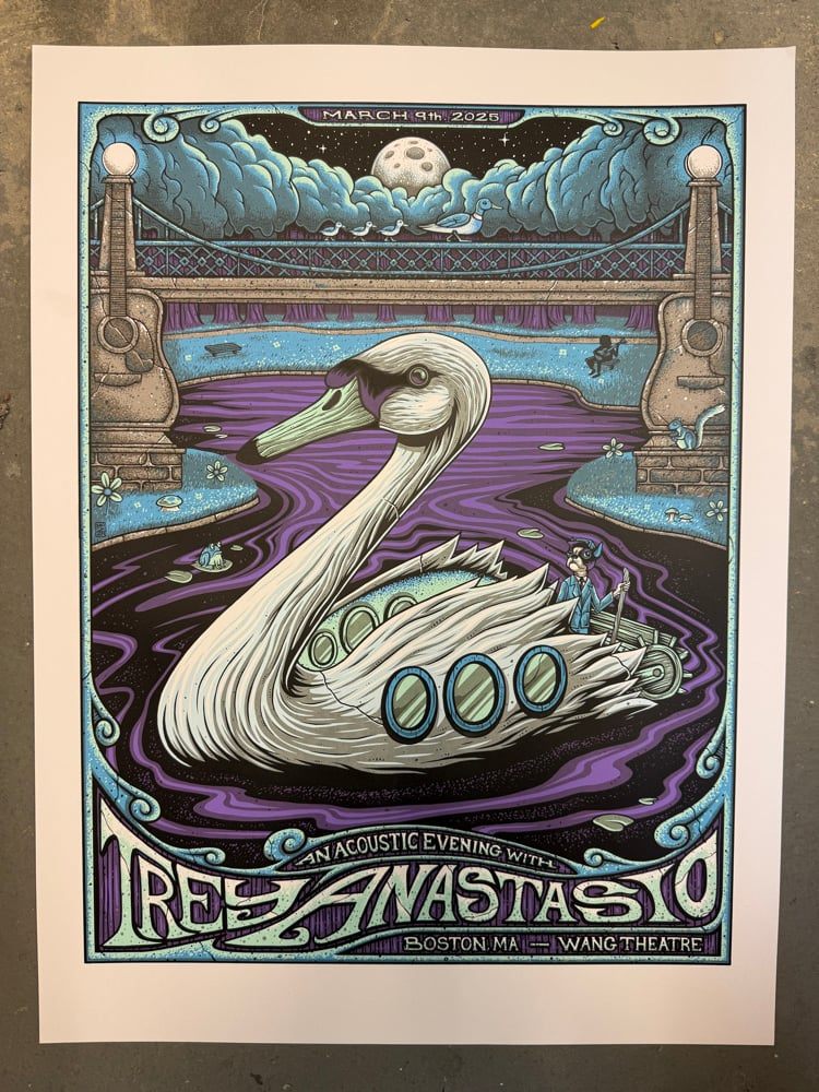 Trey Anastasio poster by Jim Mazza