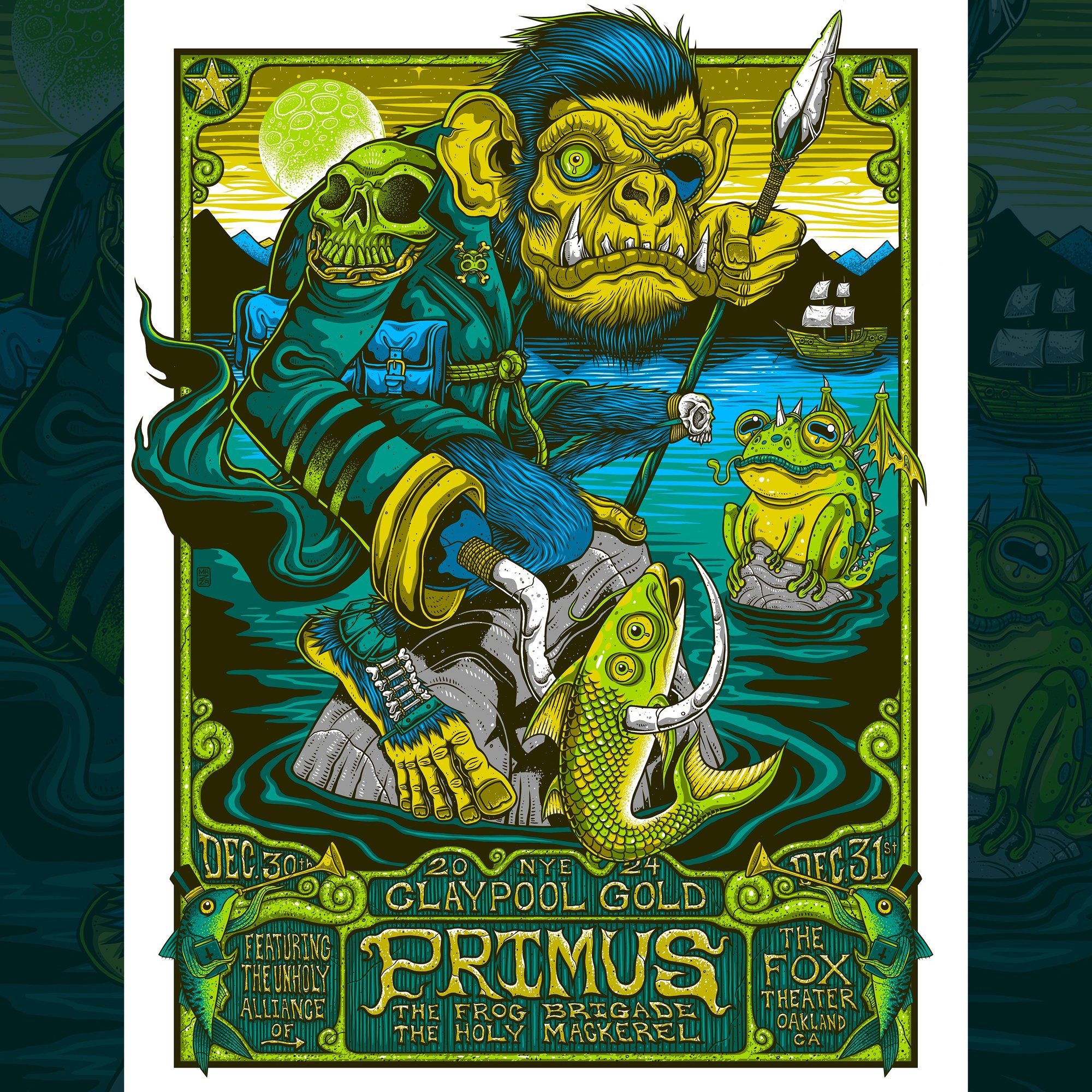 Primus poster by Jim Mazza