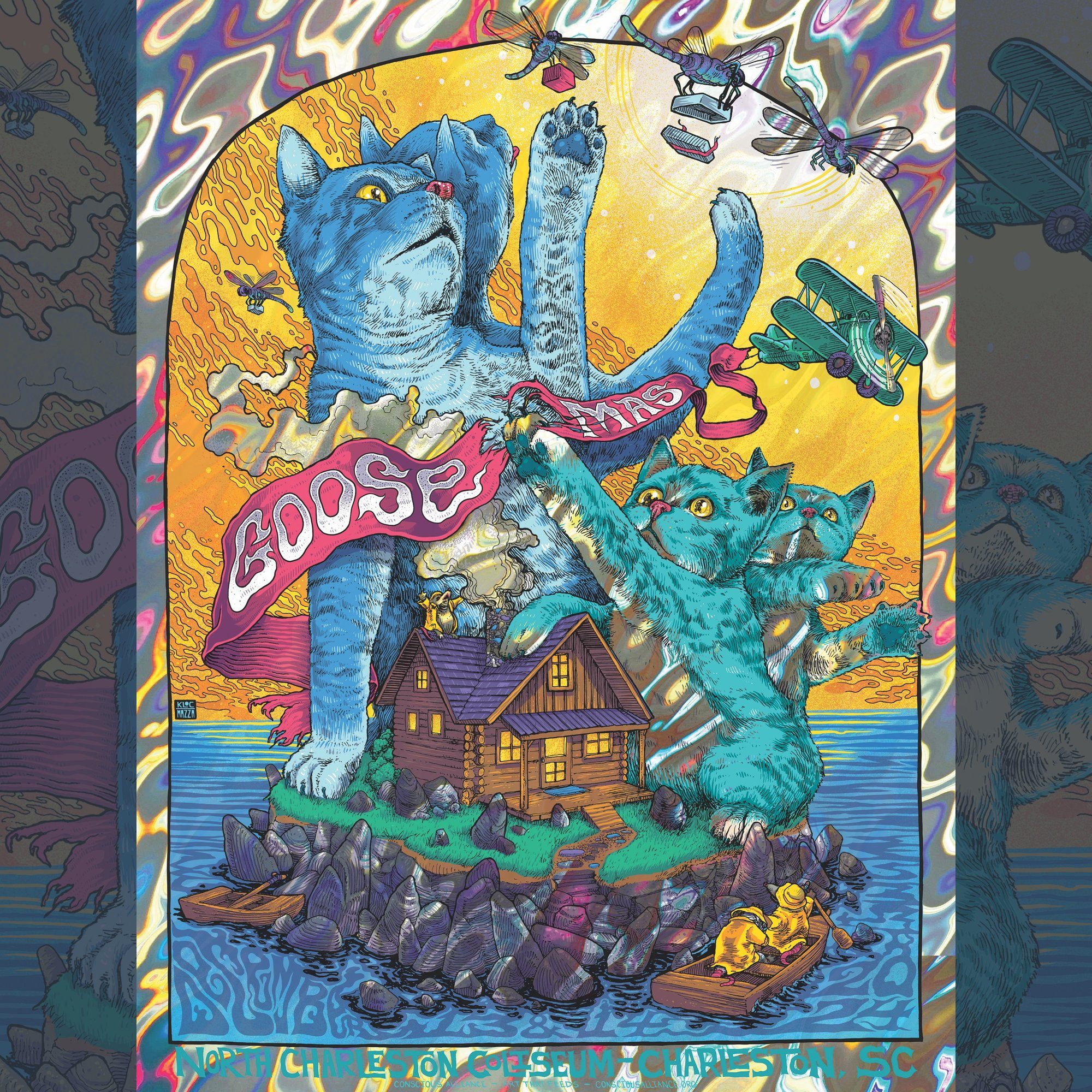 Goosemas poster by Jim Mazza