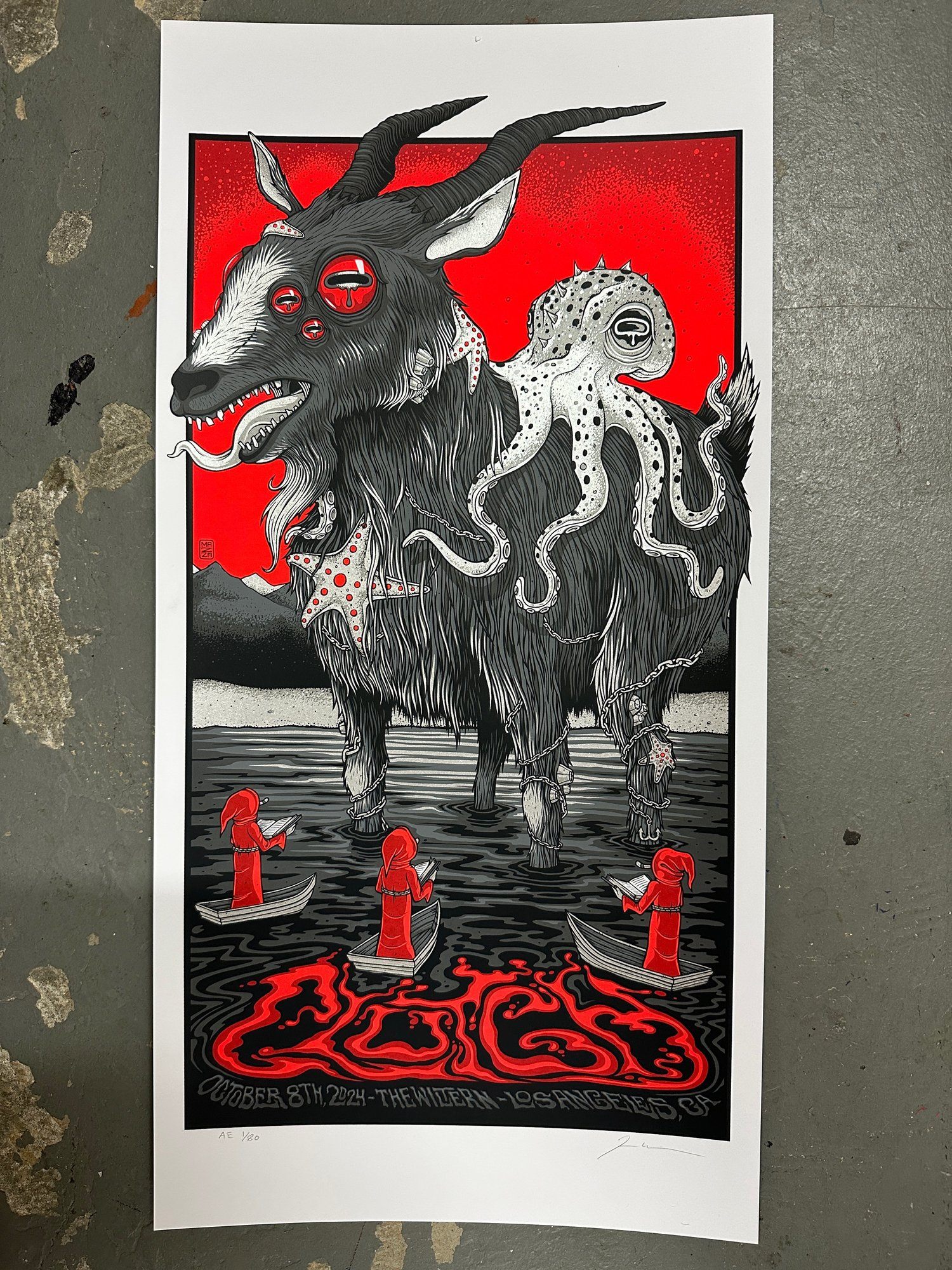 Clutch poster by Jim Mazza