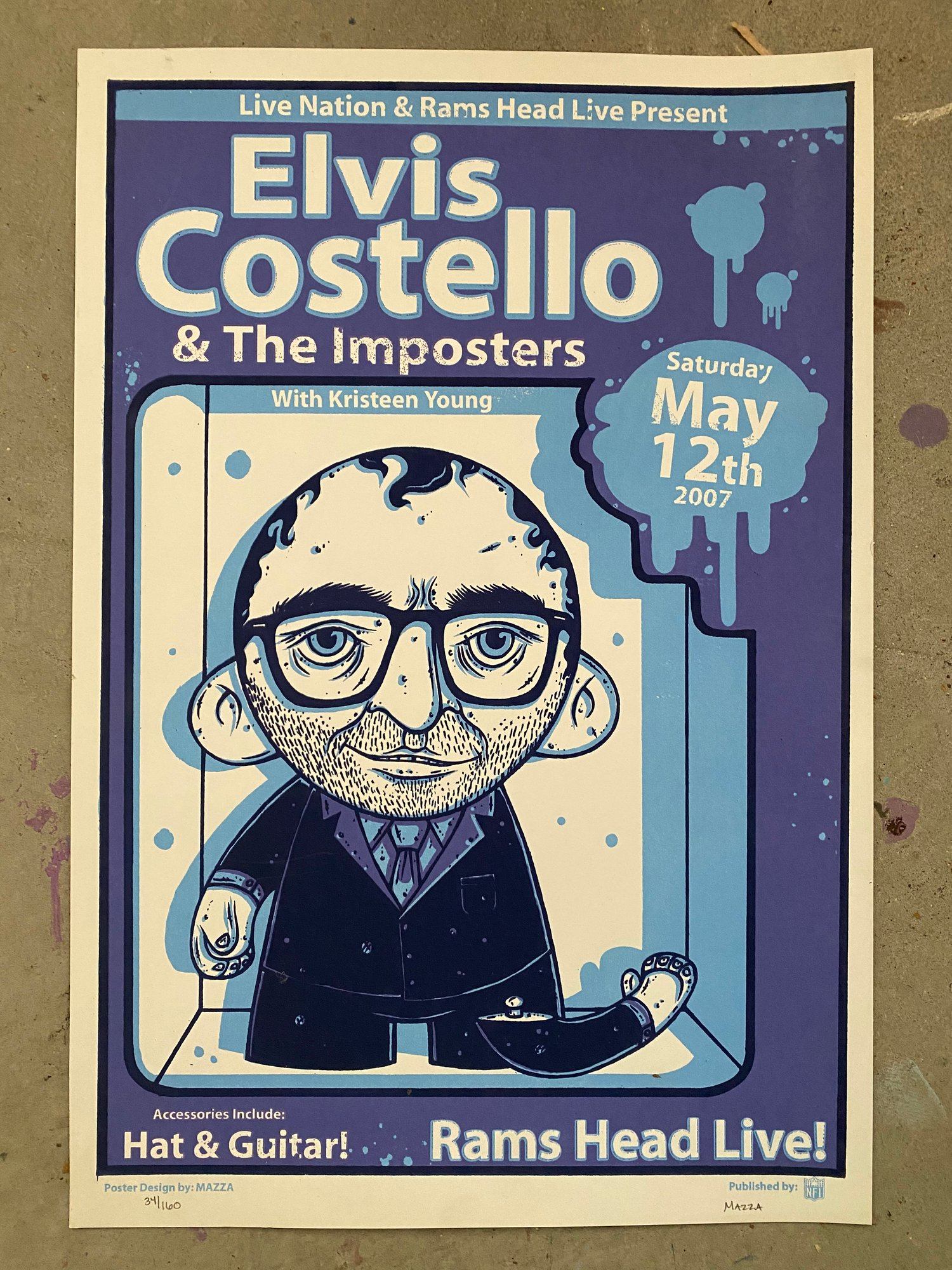 Elvis Costello & The Imposters poster by Jim Mazza
