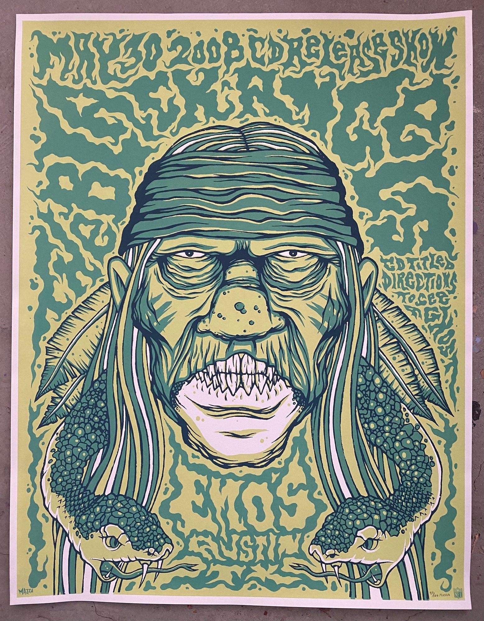The Black Angels poster by Jim Mazza