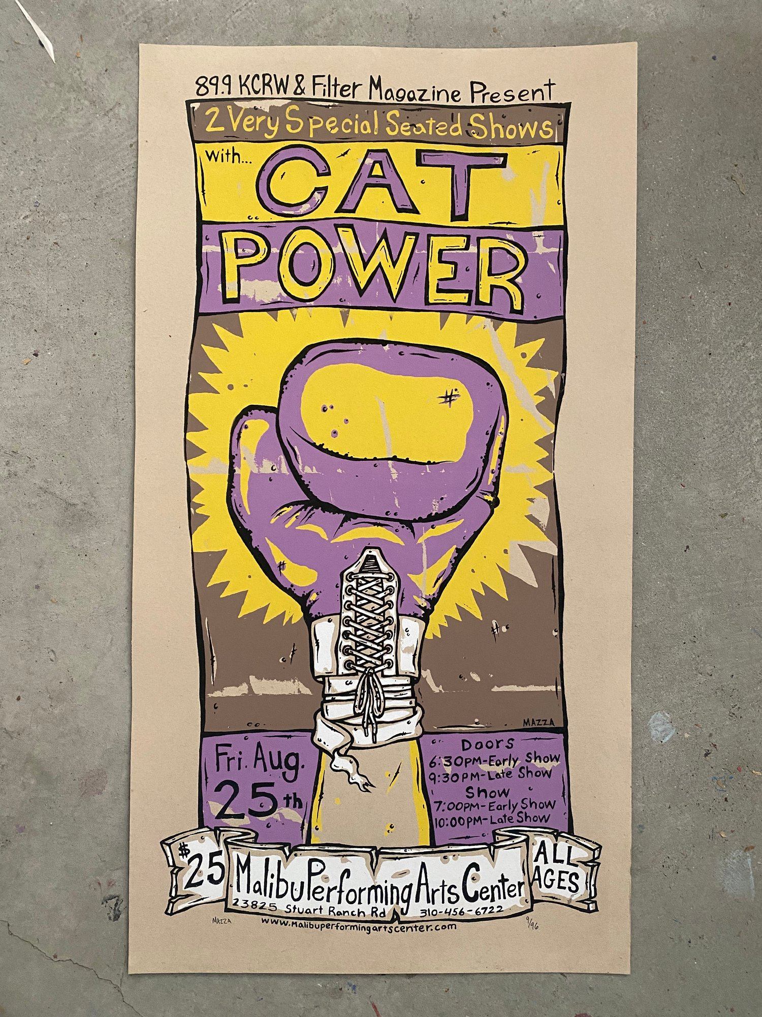 Cat Power poster by Jim Mazza