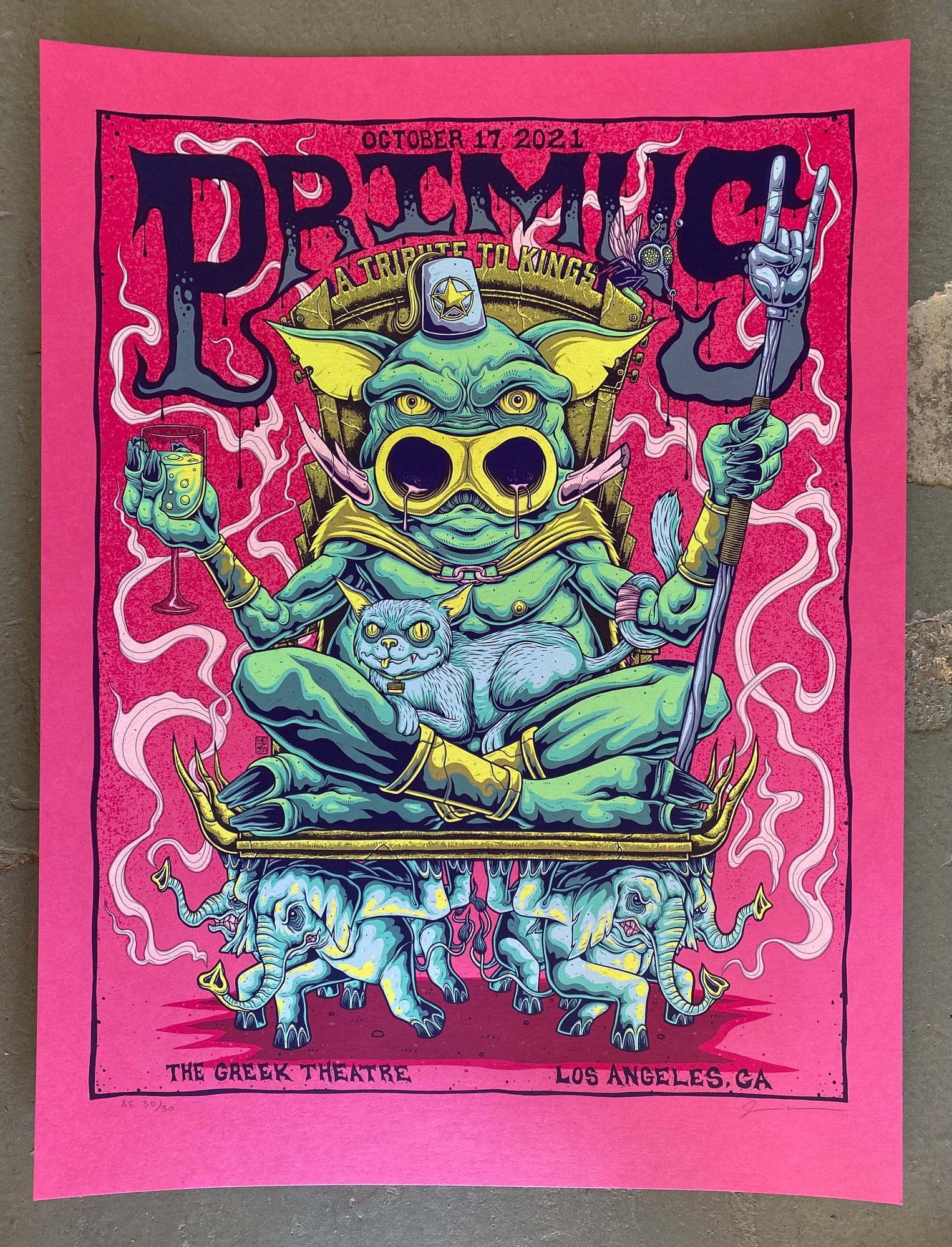 Primus poster by Jim Mazza