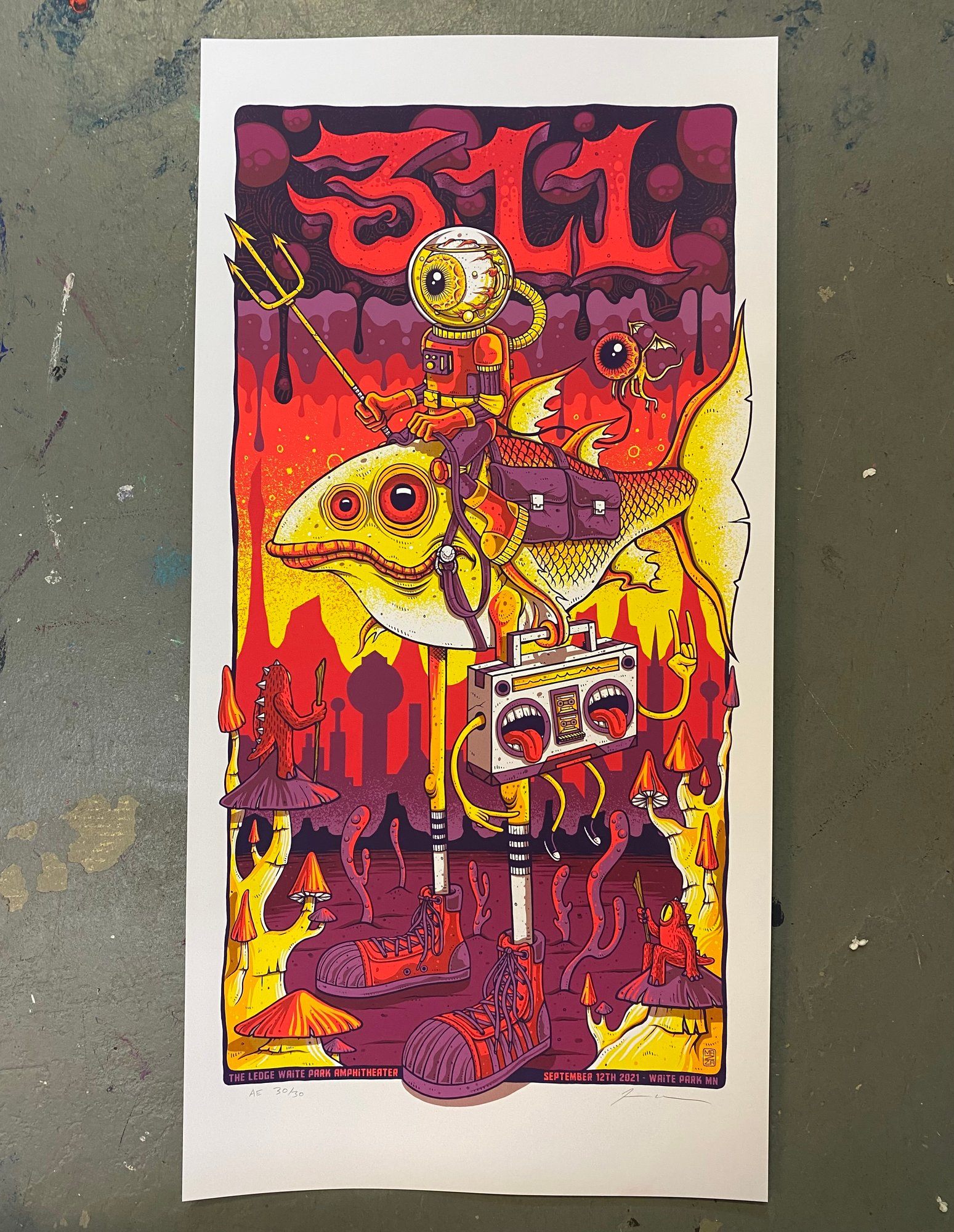 - 311 poster by Jim Mazza