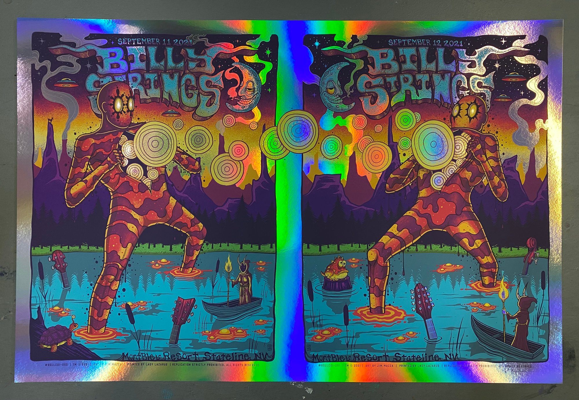 Billy Strings poster by Jim Mazza