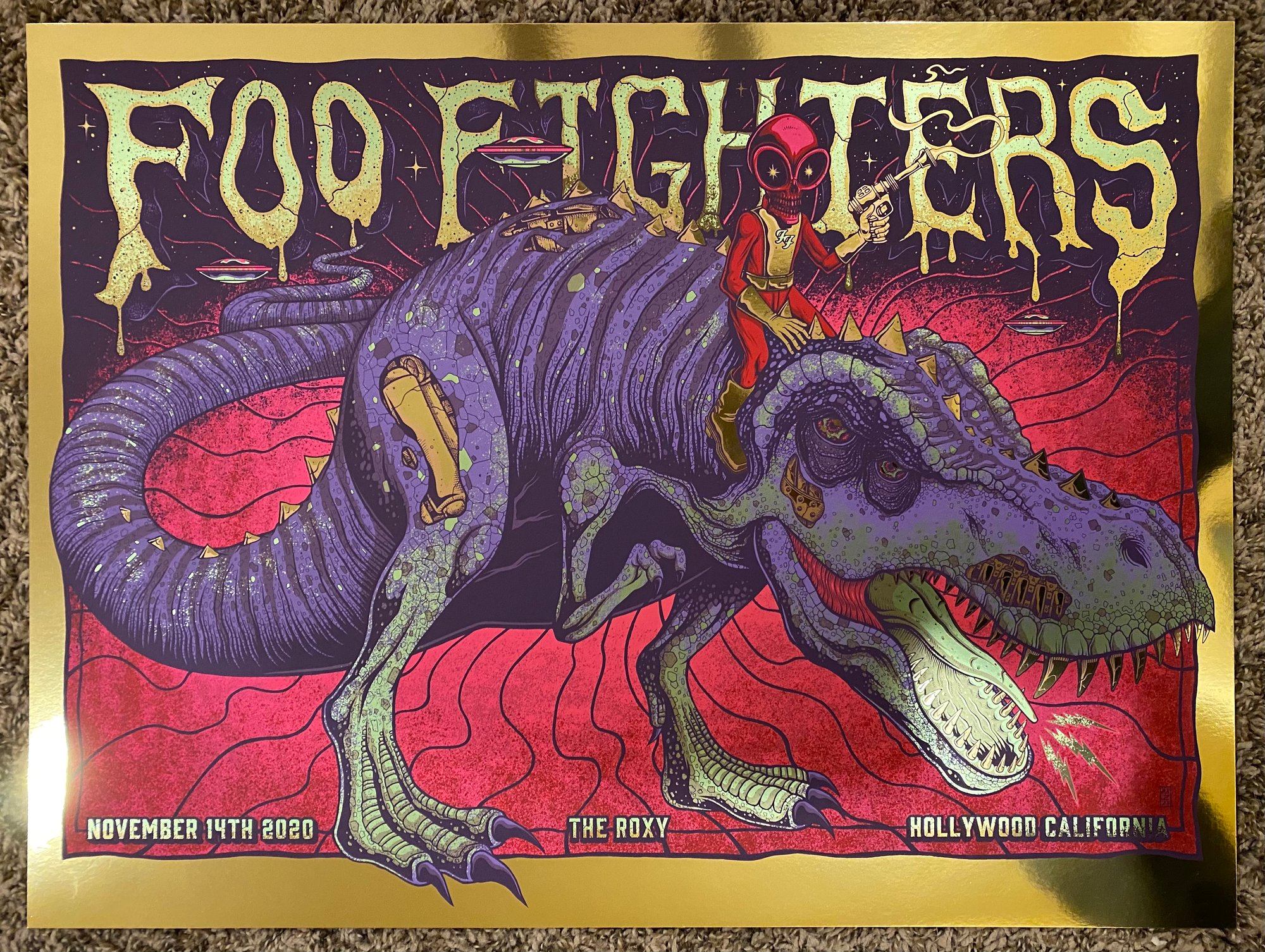 Foo Fighters poster by Jim Mazza