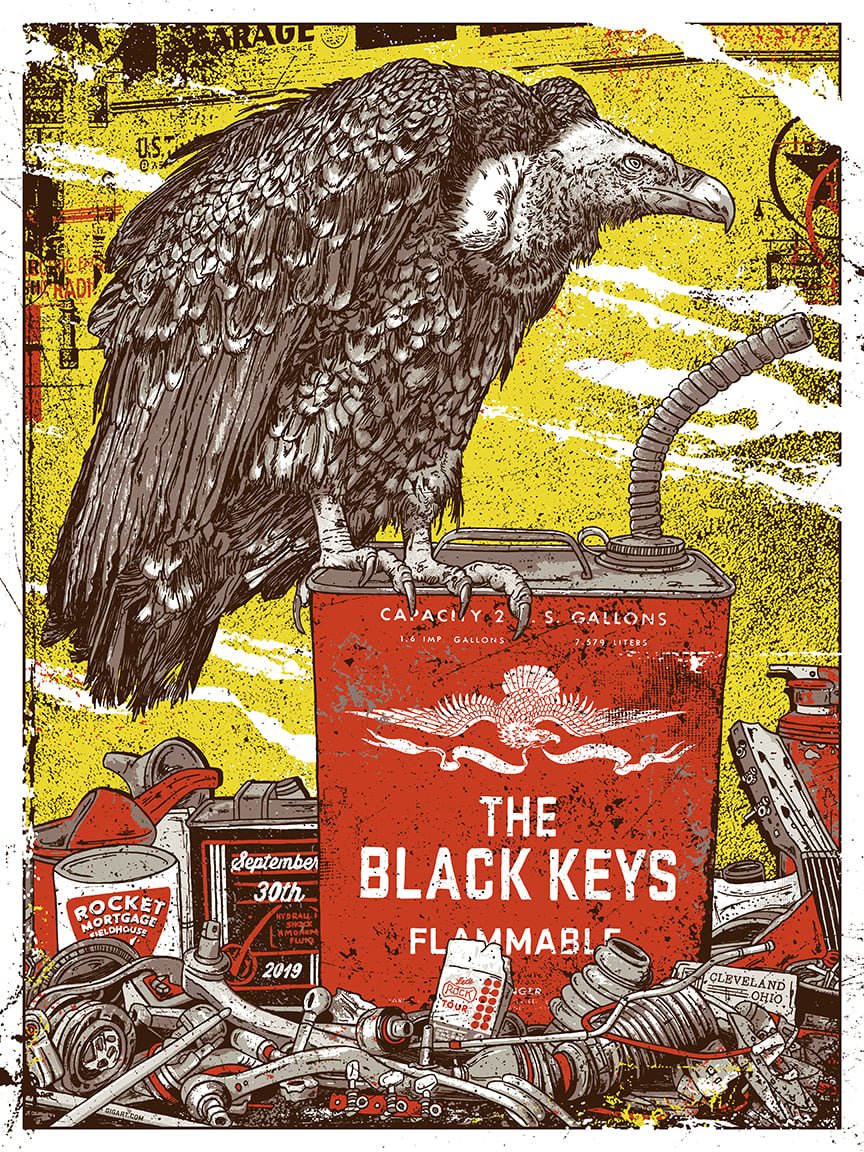 The Black Keys poster by GIGART