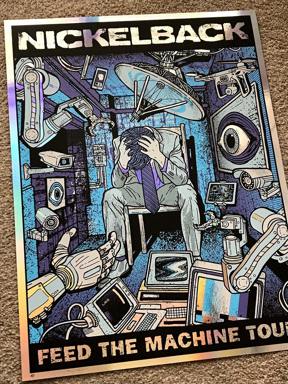 Nickelback poster by GIGART
