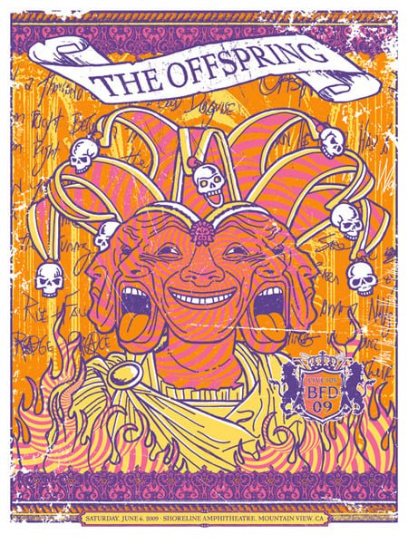 The Offspring BFD poster by GIGART