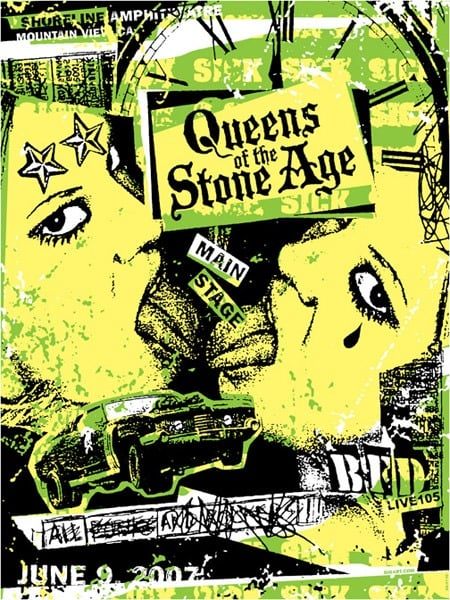 Queens of the Stone Age poster by GIGART