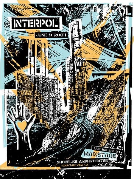 Interpol poster by GIGART