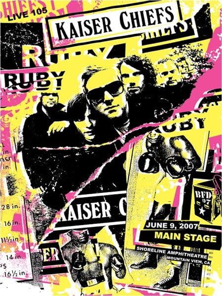 Kaiser Chiefs poster by GIGART