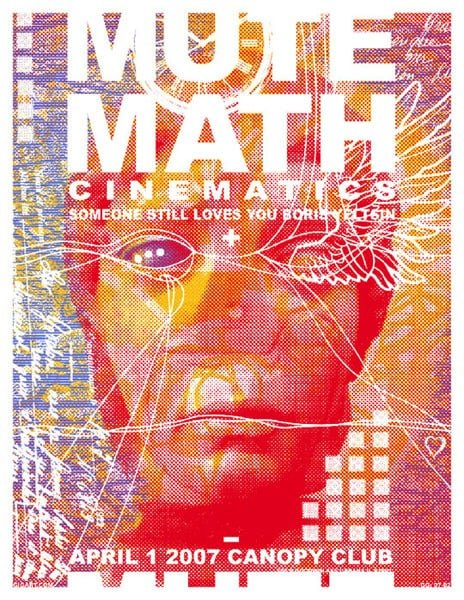 Mute Math poster by GIGART