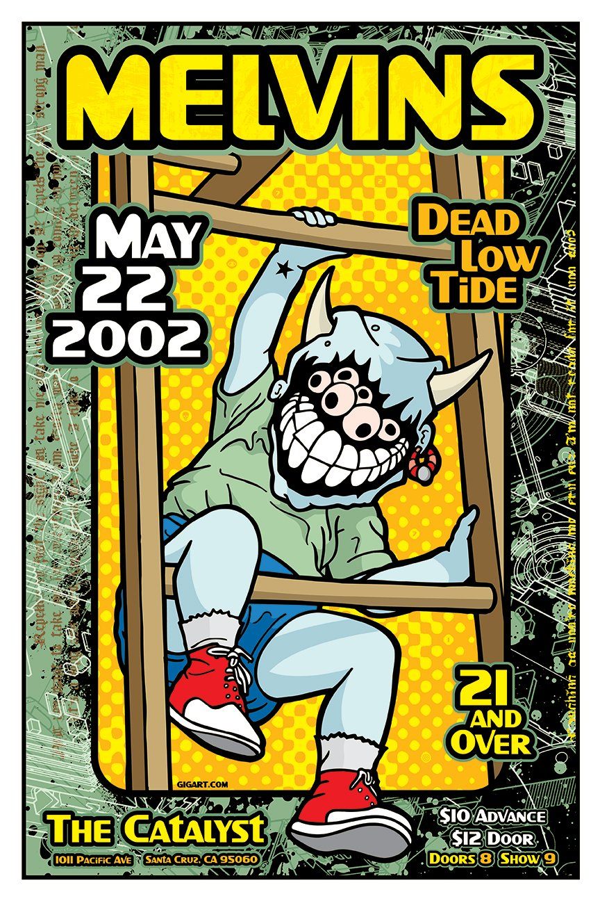 Melvins poster by GIGART