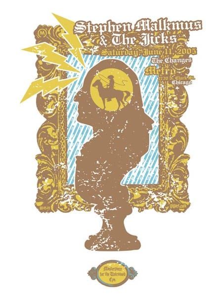 Stephen Malkmus And The Jicks Metro poster by GIGART