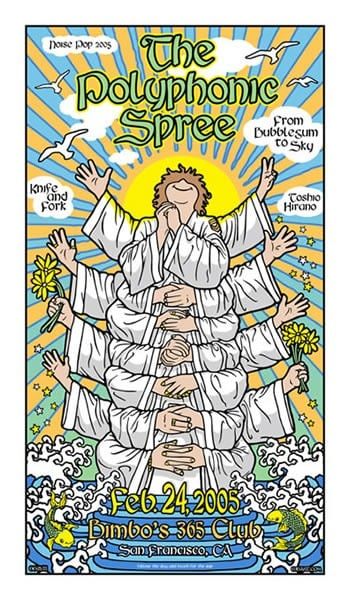 The Polyphonic Spree Noise Pop poster by GIGART
