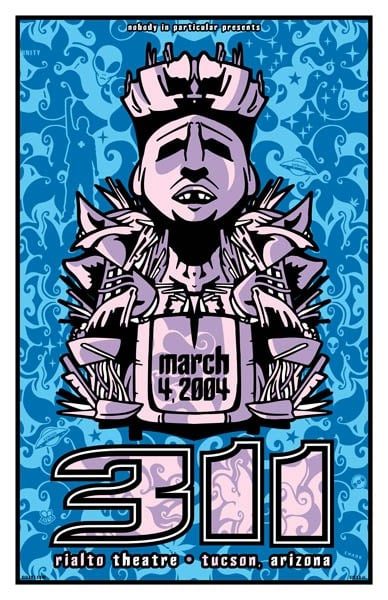 - 311 poster by GIGART