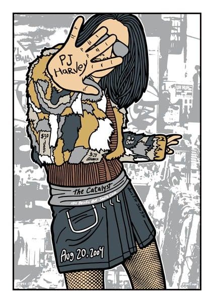 PJ Harvey poster by GIGART