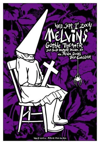 Melvins poster by GIGART